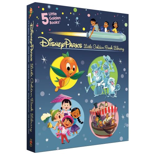 Disney Parks Little Golden Book Library (Disney Classic): It's a Small World, The Haunted Mansion, Jungle Cruise, The Orange Bird, Space Mountain