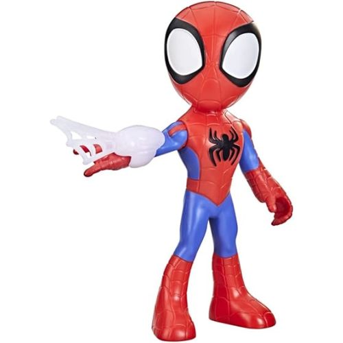 Spidey and his Amazing Friends Marvel Supersized Spidey Figure, 9-Inch Action Figure, Preschool Toys for Kids, Ages 3 and Up, Super Hero Toys
