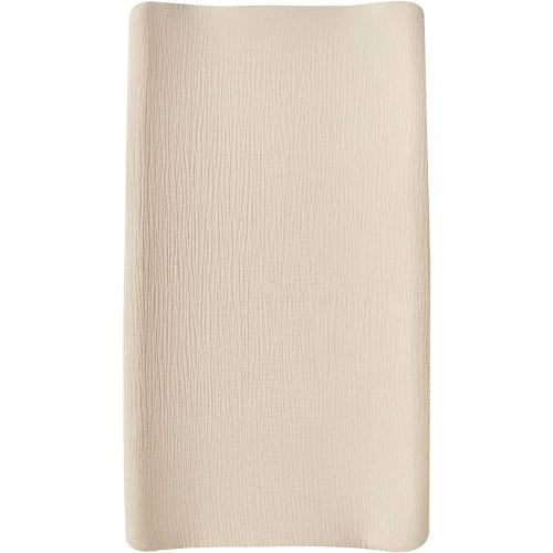 Muslin Changing Pad Cover,Ultra Soft Breathable Diaper Changing Table Cover for Baby Boys Girls,Neutral Fitted Changing Pad Sheets
