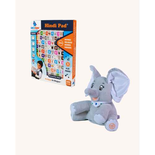 Learn Hindi Hindi Pad + 1 Plush