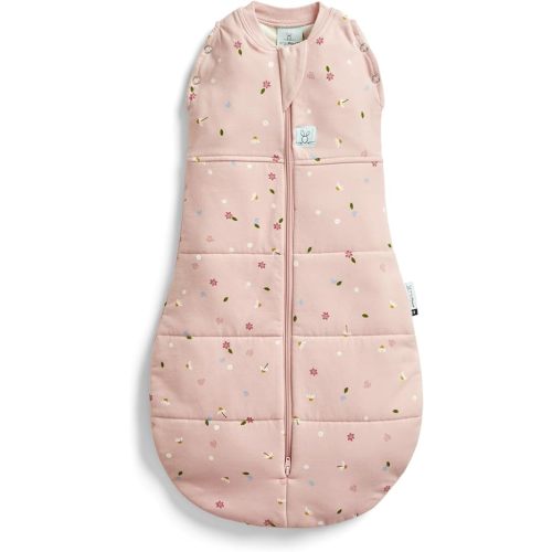 ergoPouch Cocoon Swaddle Sack 2.5 TOG - Baby Sleep Sack, Gentle Snug Fit Helps Calm Startle Reflex, Ideal for Arms In/Out Sleeping, Soft Breathable Fabric for Better Sleep (6-12 Months, Daisies)