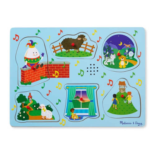 Melissa & Doug Sing-Along Nursery Rhymes Sound Puzzle