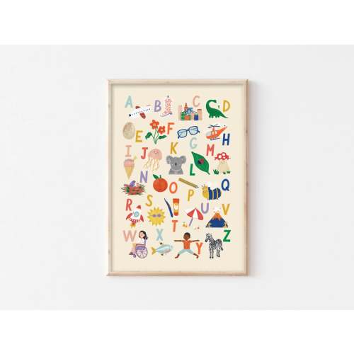 A-Z Alphabet Print