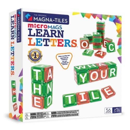 microMAGS Learn Letters™ 56 Piece Set