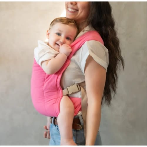 Guava Lark Baby Carrier Short | Bold & Bright Babywearing