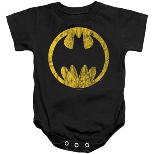Popfunk Batman Bat Signal Logo Collection Unisex Infant Snap Suit for Baby