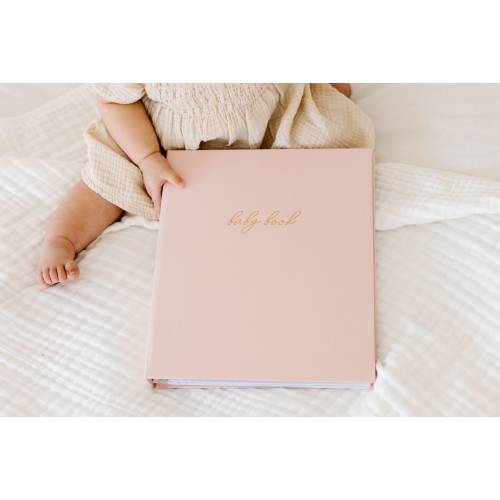 Linen Baby Memory Book: First Year Journal, Keepsake Box