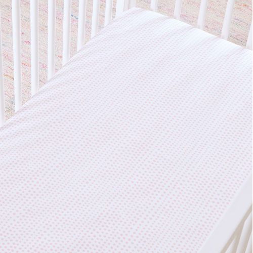 Falling Dot Crib Fitted Sheet
