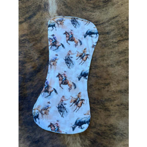 Western life baby burp cloth – Six shooter boutique