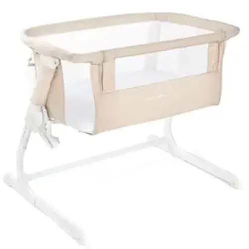 Baby Delight Beside Me Dreamer Bassinet | Bedside Sleeper & Baby Bassinet | 6-Position Height Adjustment | Organic Oat