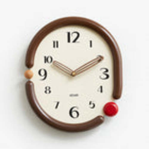 Minimalist Silent Analog Wall Clock - Scandinavian Design
