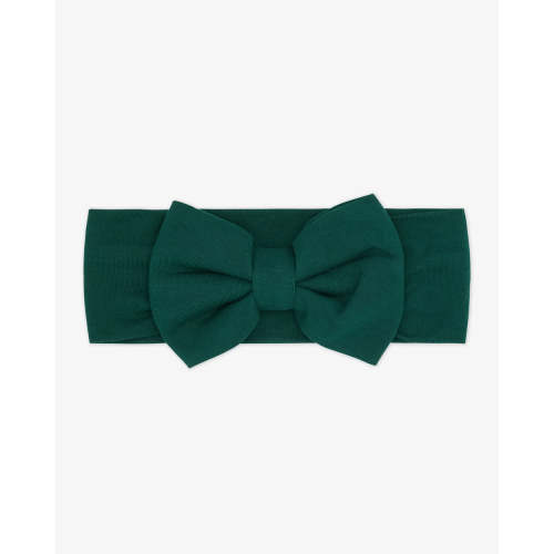 Little Sleepies ™ | Emerald Luxe Bow Headband
