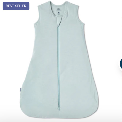 HALO - 1.5 TOG supersoft bamboo wearable blanket, double zipper sleeping bag with weighted feel - green