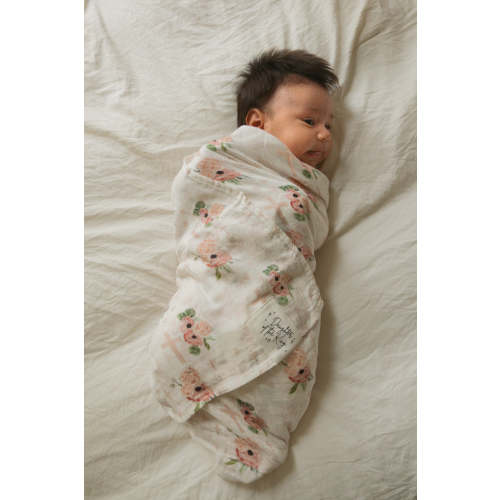 Daughter of the King Floral Swaddle Blanket – OUR HOUSE ABOVE