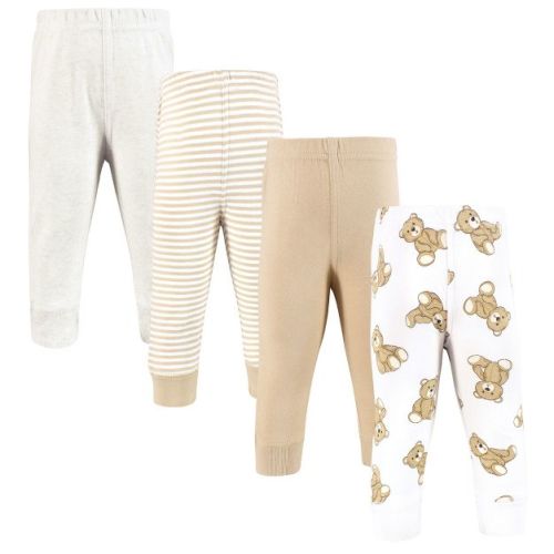 Hudson Baby Cotton Pants and Leggings, Teddy Bears, 0-3 Months
