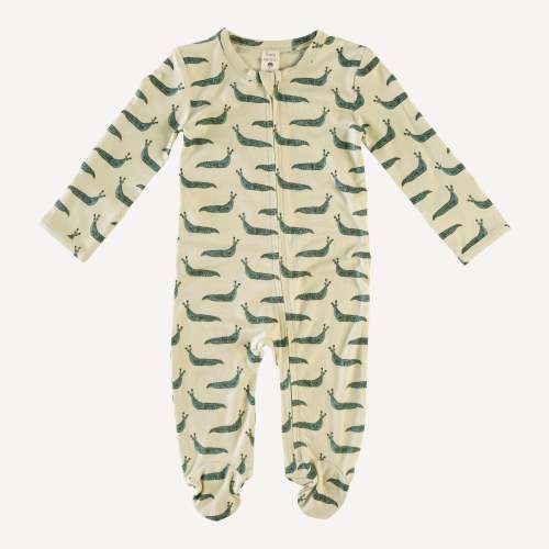 long sleeve zipper footie | slug party | lenzing modal