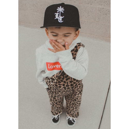 Leopard Print Overalls