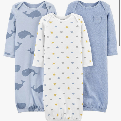 Simple Joys by Carter's baby-boys 3-pack Cotton Sleeper Gown