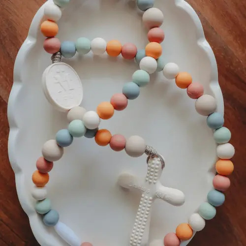 Silicone Baby Rosary | God’s Grace | Chews Life