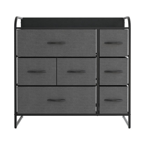Ebern Designs Waunda 7 Drawer 31.5'' W Fabric Dresser | Wayfair