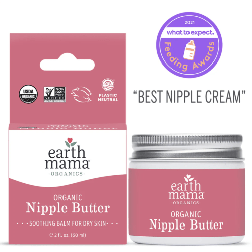 Organic Nipple Butter Breastfeeding Cream | Earth Mama