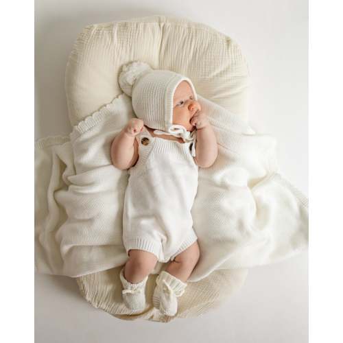 Summer Knit Romper - Cloud – Pine Kids Co