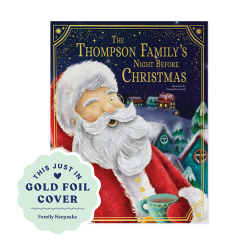 Family Night Before Christmas Book Gold Edition | I See Me!