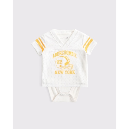 baby logo jersey bodysuit