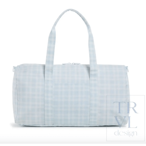 Duffel Bag - Weekender - Pimlico Plaid Blue