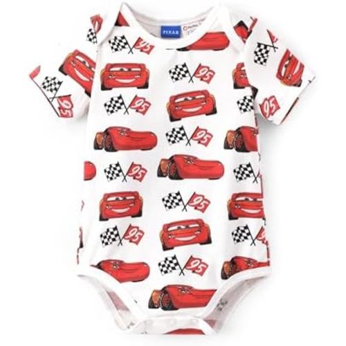Disney Stitch Princess Marvel Spiderman Mickey and Friends Baby Girls Clothes Snap Bodysuit for Newborn to Infant