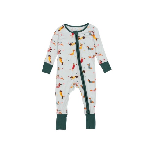 Viscose Matching Family Holiday Pajama Sleeper, Reindeer & Polar Bear Prints