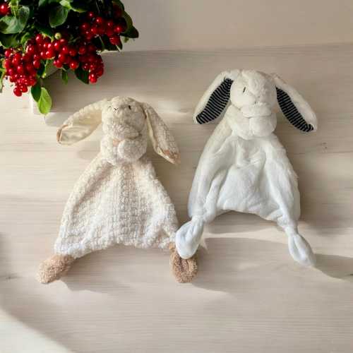 Supersoft Bunny Lovey: Plush Soothing Blanket