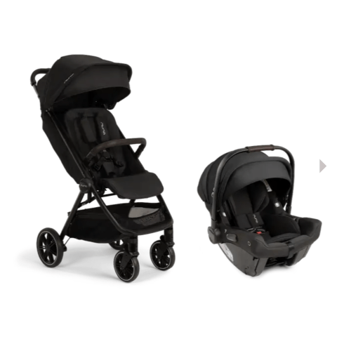 Nuna trvl™ lx + pipa™ urbn travel system in BLACK