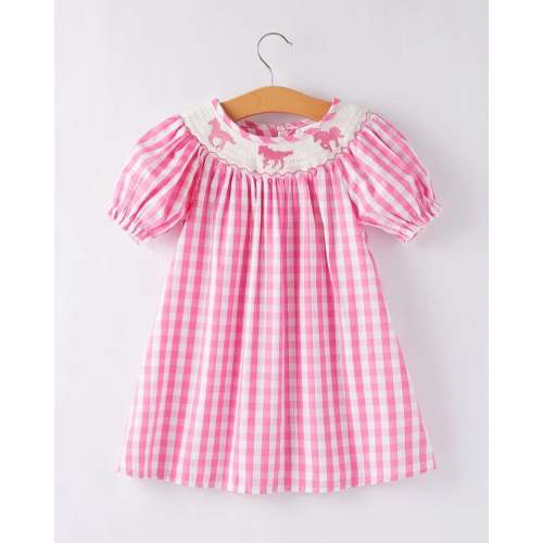 Stella Smocked Horse Dress