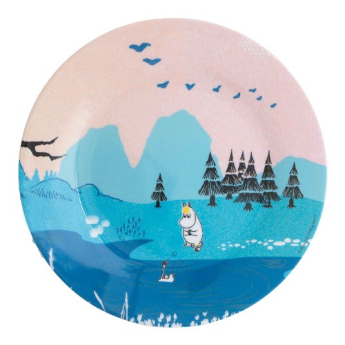Moomin Snorkmaiden Forest Children's Plate - Finnish Gifts for Kids – FinnStyle