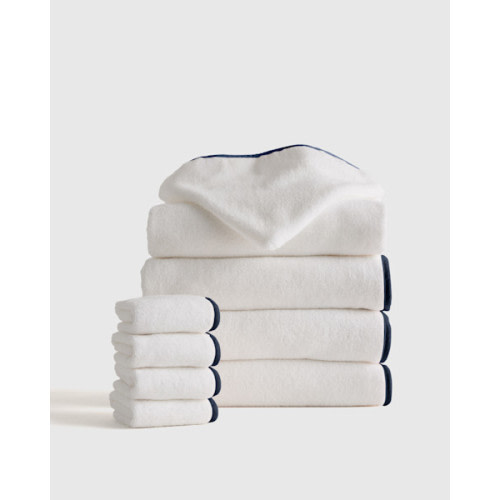 Organic Turkish Cotton Kids Bath Bundle 8-Pack in Navy