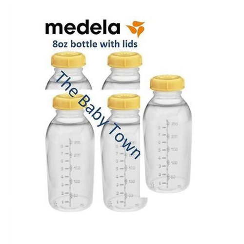 NEW Medela Baby Bottles Breast Milk Bottle With Lids 8oz 250ml 87150s BPA FREE