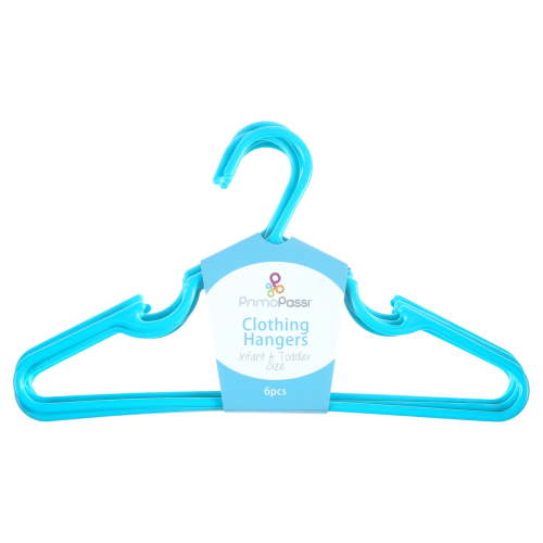 Primo Passi Infant & Toddler Clothing Hangers (Set of 6) - Blue