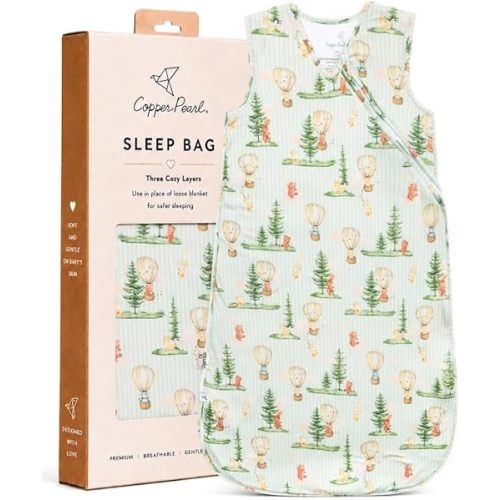 Copper Pearl Baby Sleep Sack - 1.5 TOG All-Season Wearable Blanket, Sleeveless Sleep Sack for Baby Boy or Girl