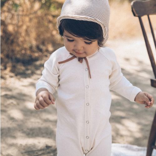 Organic Cotton Snap Down Romper