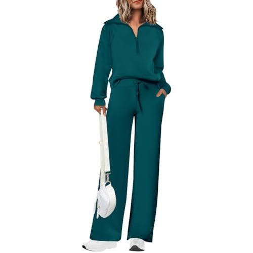 PRETTYGARDEN Women's 2 Piece Matching Lounge Set Sweatsuits