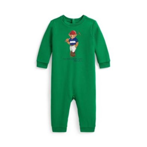 Baby Boys' Bear Print Long-Sleeve Coverall