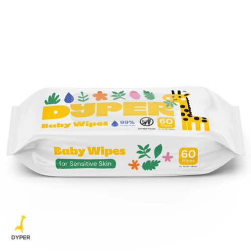 Dyper Baby Wipes 12 Pack