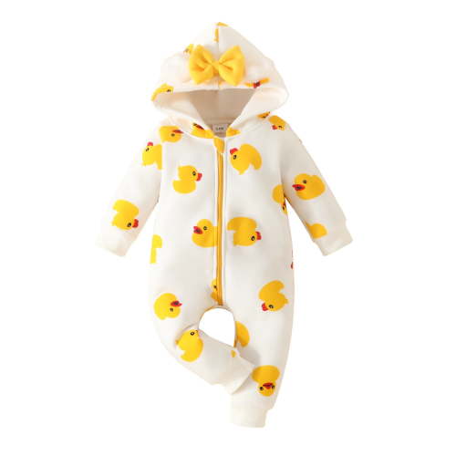 Bwdbhd Baby Girl Outfit Baby Non-Slip Footed Pajamas One-Piece Sleeper Jumpsuit Zip-Front Pjs Organic Cotton for Baby Girls Yellow,0-3 Months