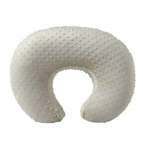 ESEN Nursing Pillow and Body Positioner for Breast Feeding and Bottle Feeding, Ultra Soft Baby Breastfeeding Pillows with Removable Nursing Pillow Cover for More Support for Mom and Baby (Brown)