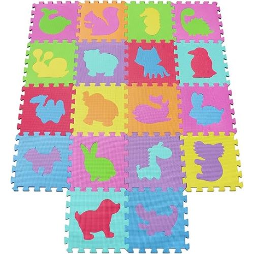 Interlocking foam play mat