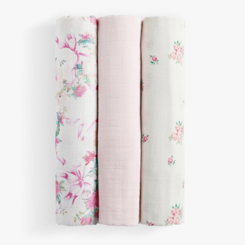 LoveShackFancy Organic Muslin Swaddle Set