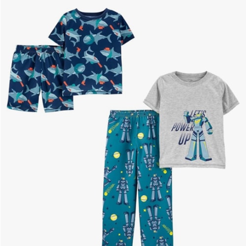 Simple Joys by Carter's Boys' 4-Piece Poly Pajamas