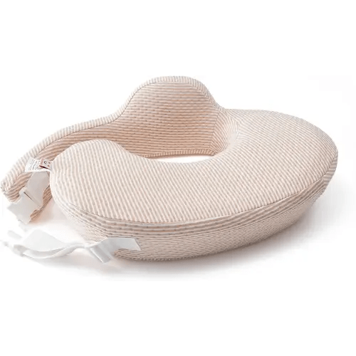 QSTEHEML Nursing Pillow for Breastfeeding - Adjustable Breastfeeding Pillows for Women with More Support & Removable Cover, Baby Feeding Pillow for Newborn Moms and Baby Essentials,Beige