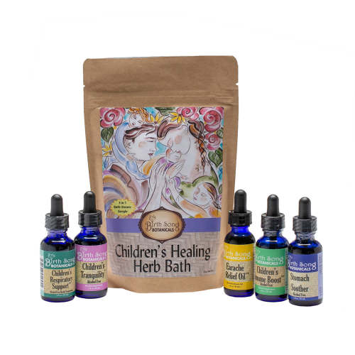 Children's Cold and Flu Herbal Kit for Immunity- 6 Mo+